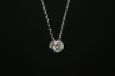 Gabrielle 18k White Gold Pendant and Necklace Set